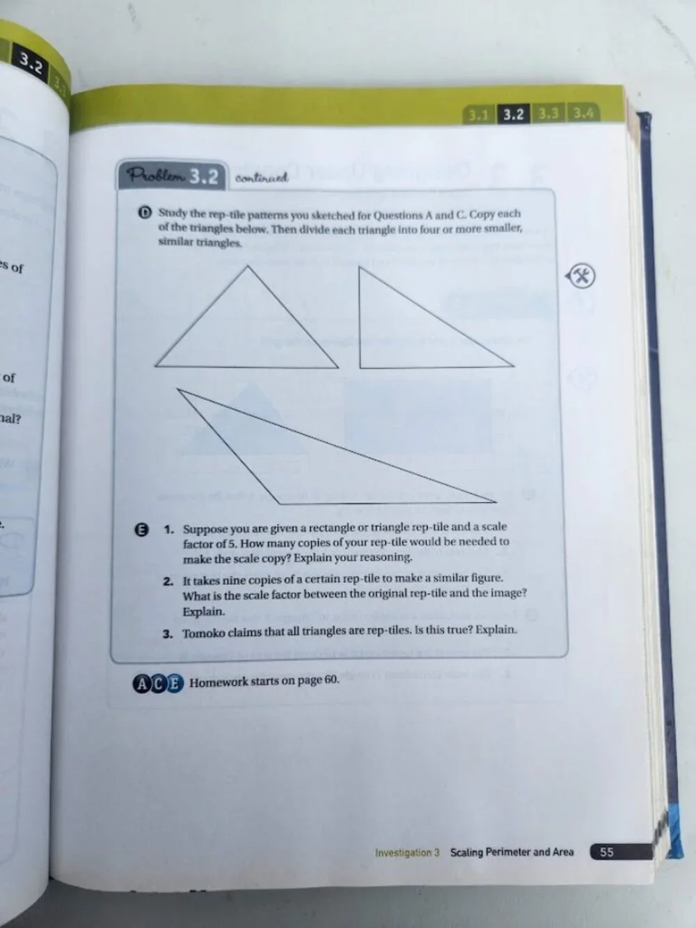 Connected Mathematics 3 Grade 7 CMP3 7th Grade Textbook Book Hardcover Pearson /